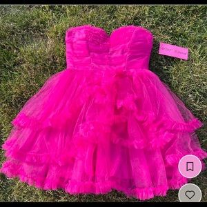 Betsey Johnson pink tulle dress